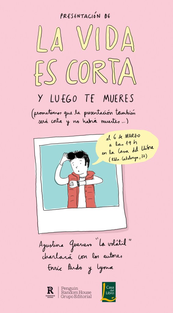Invitacion LA VIDA ES CORTA Y LUEGO TE MUERES